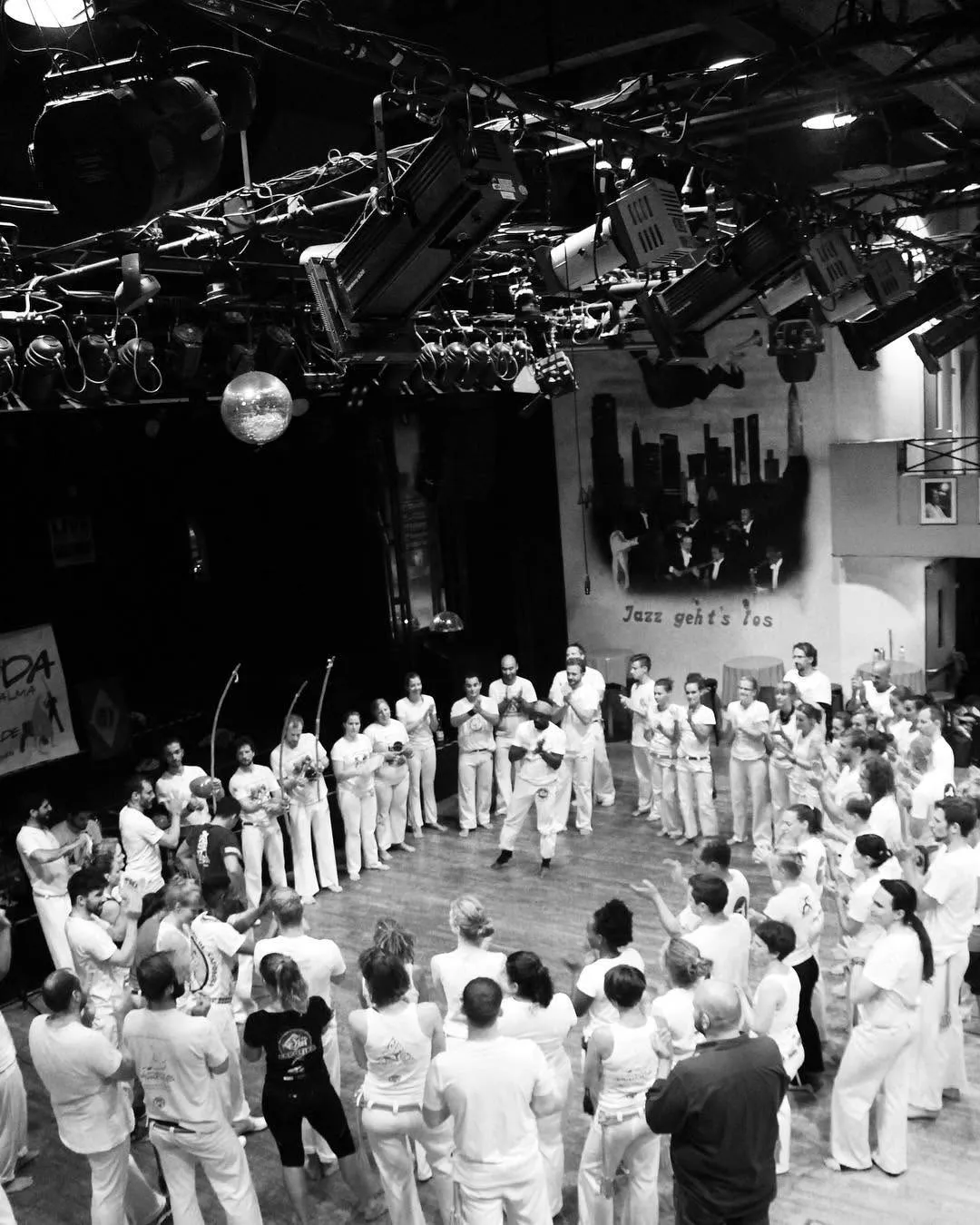 Roda: the circle where capoeira is played